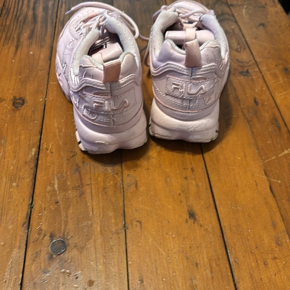 Limited Edition Fila Distributer ll Pink Rose Sneakers - Picture 4 of 5